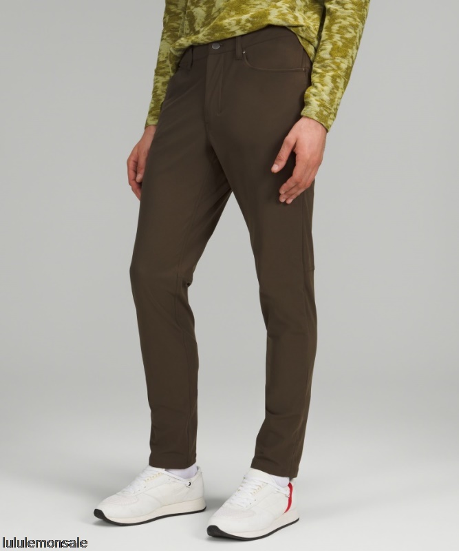 Lululemon Deutschland DELULU1057 | Lululemon Deutschland Dark Olive Abc Schmal Geschnittene Hose 32 Warpstreme